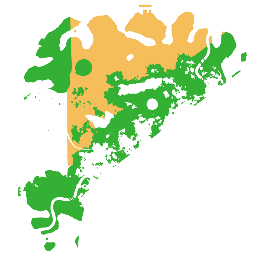 Biome Rust Map: Procedural Map, Size: 4250, Seed: 38231639