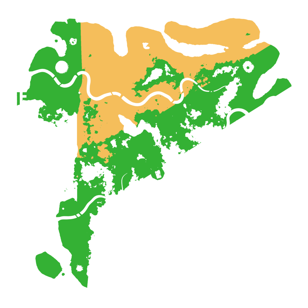 Biome Rust Map: Procedural Map, Size: 4250, Seed: 1818219266