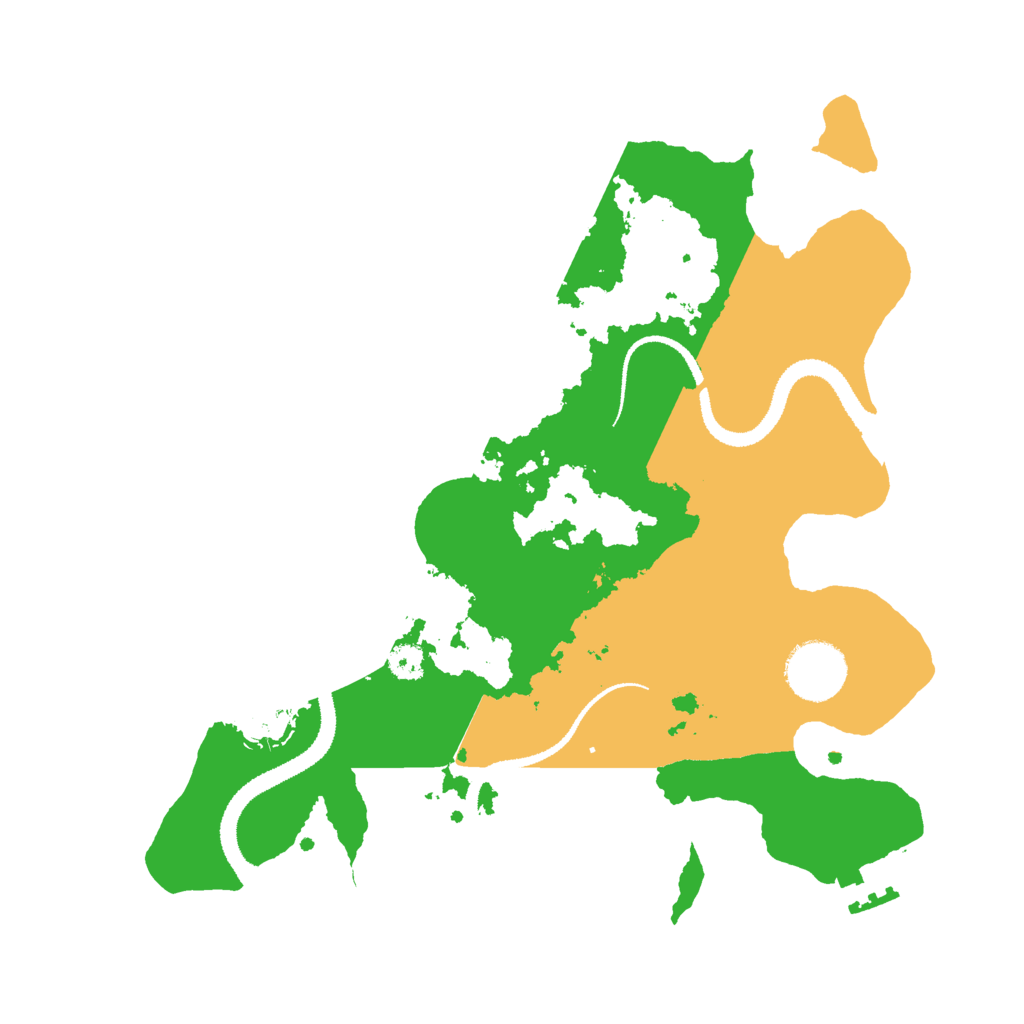 Biome Rust Map: Procedural Map, Size: 3000, Seed: 1158736127