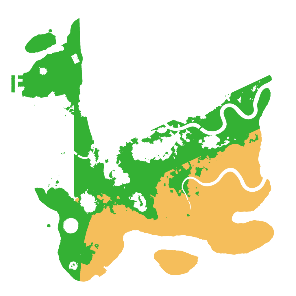 Biome Rust Map: Procedural Map, Size: 3500, Seed: 292553014
