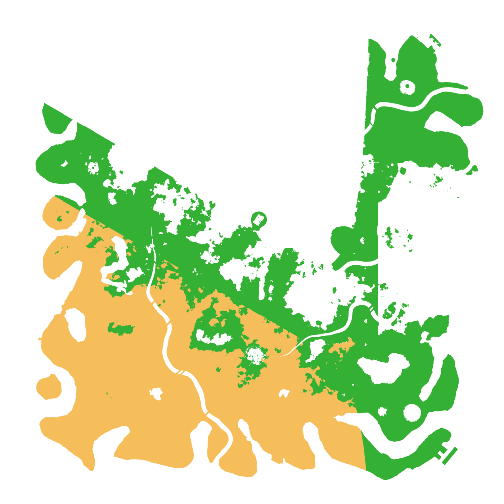 Biome Rust Map: Procedural Map, Size: 5000, Seed: 1584376567