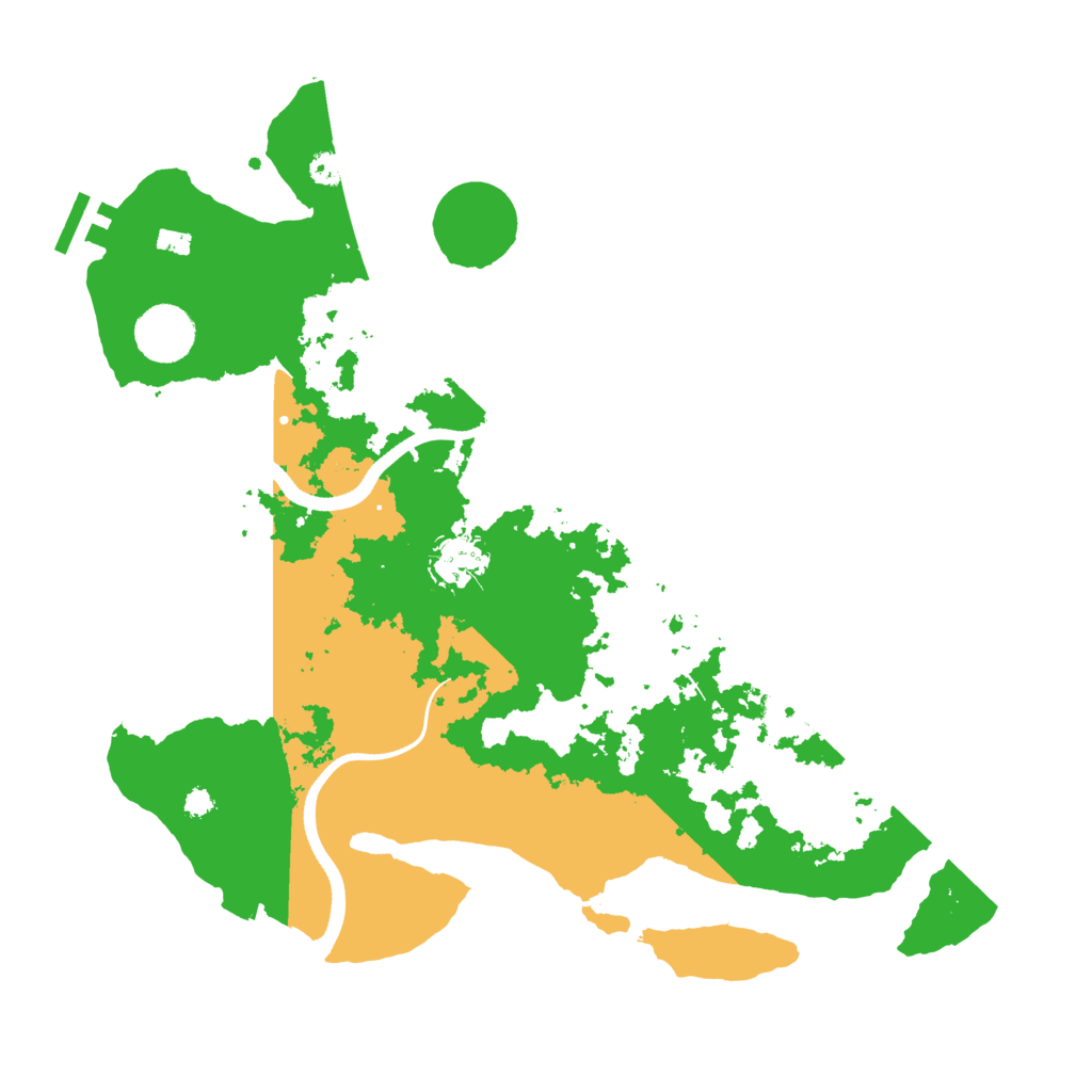 Biome Rust Map: Procedural Map, Size: 3500, Seed: 1195037742