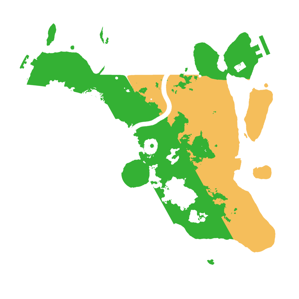 Biome Rust Map: Procedural Map, Size: 3000, Seed: 947637519