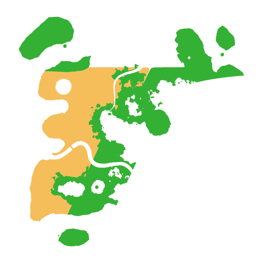 Biome Rust Map: Procedural Map, Size: 3000, Seed: 620720397