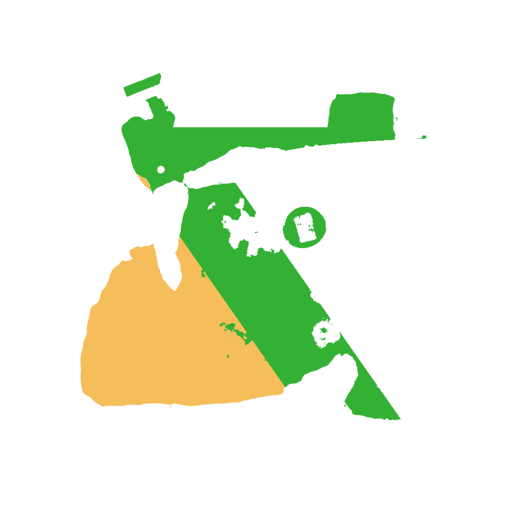 Biome Rust Map: Procedural Map, Size: 2000, Seed: 23452454