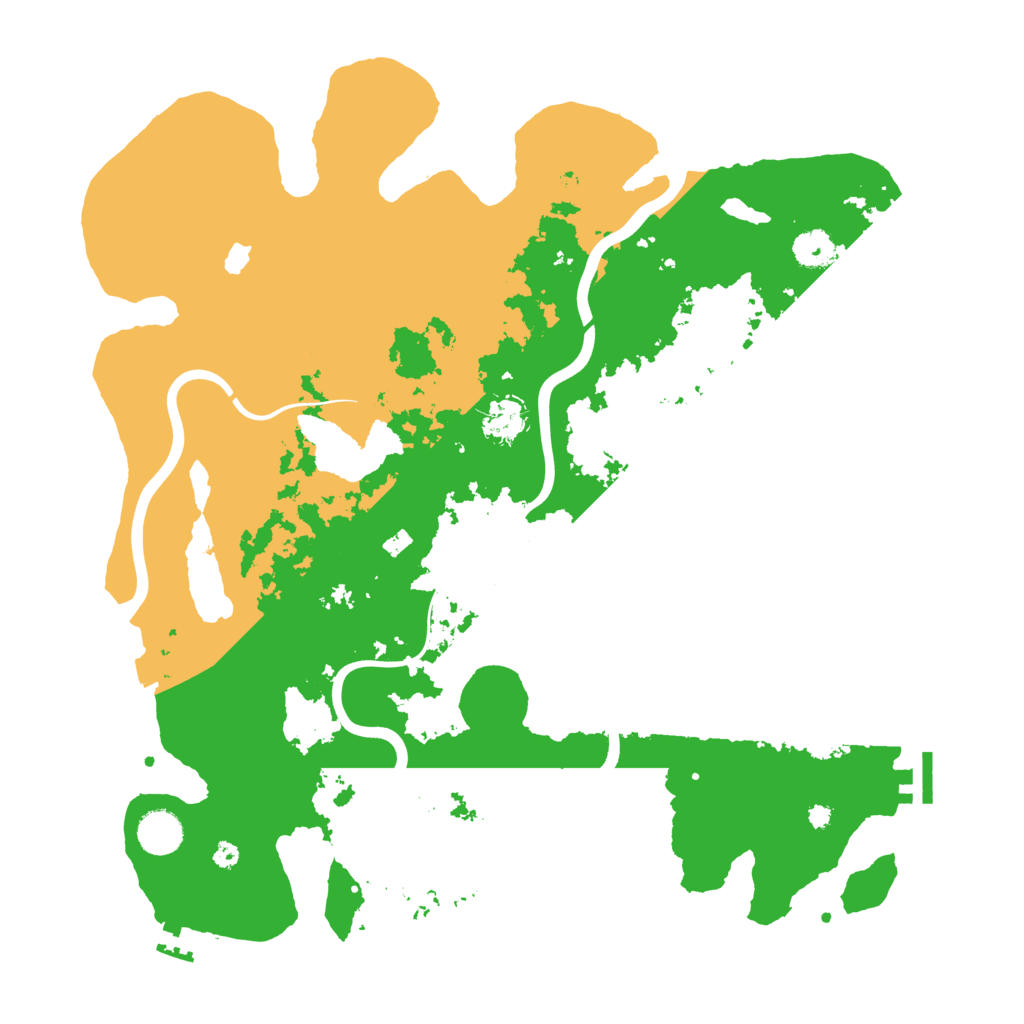 Biome Rust Map: Procedural Map, Size: 4000, Seed: 654364309