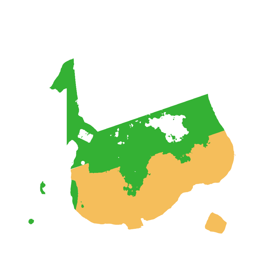 Biome Rust Map: Procedural Map, Size: 2000, Seed: 1018008135