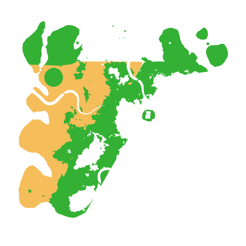 Biome Rust Map: Procedural Map, Size: 3500, Seed: 317285096