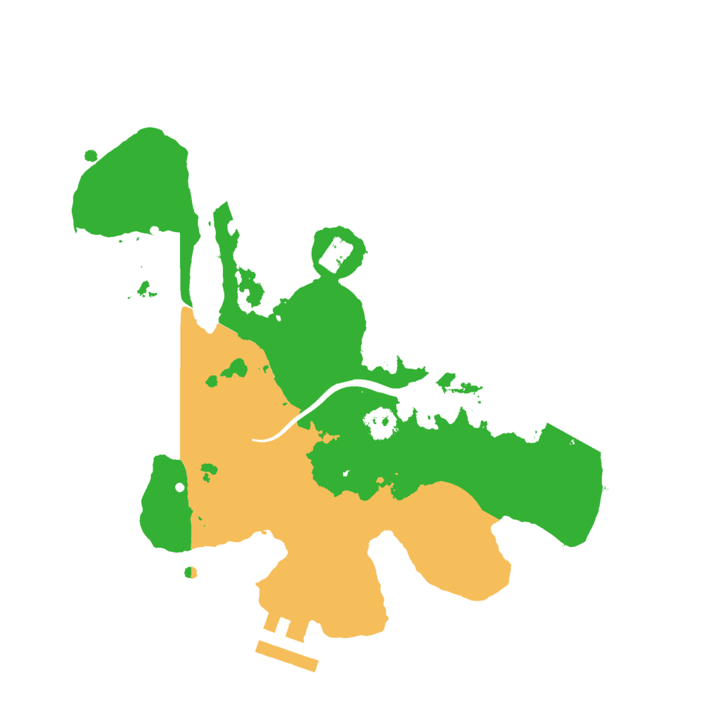 Biome Rust Map: Procedural Map, Size: 2300, Seed: 1158523109