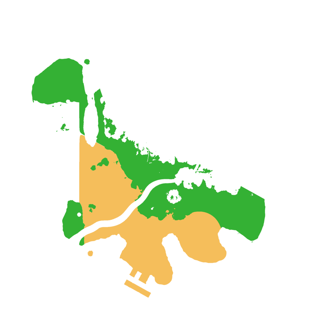 Biome Rust Map: Procedural Map, Size: 2300, Seed: 1158523109