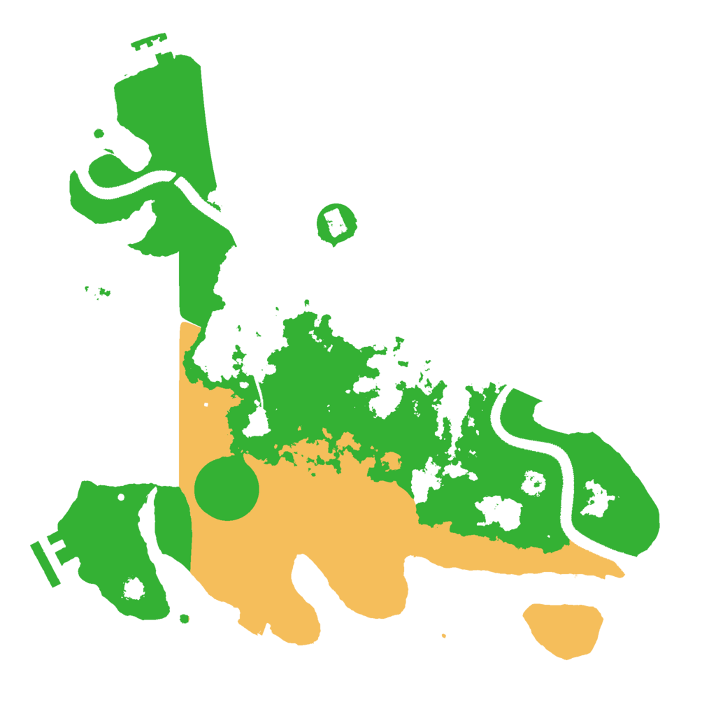 Biome Rust Map: Procedural Map, Size: 3000, Seed: 4539670