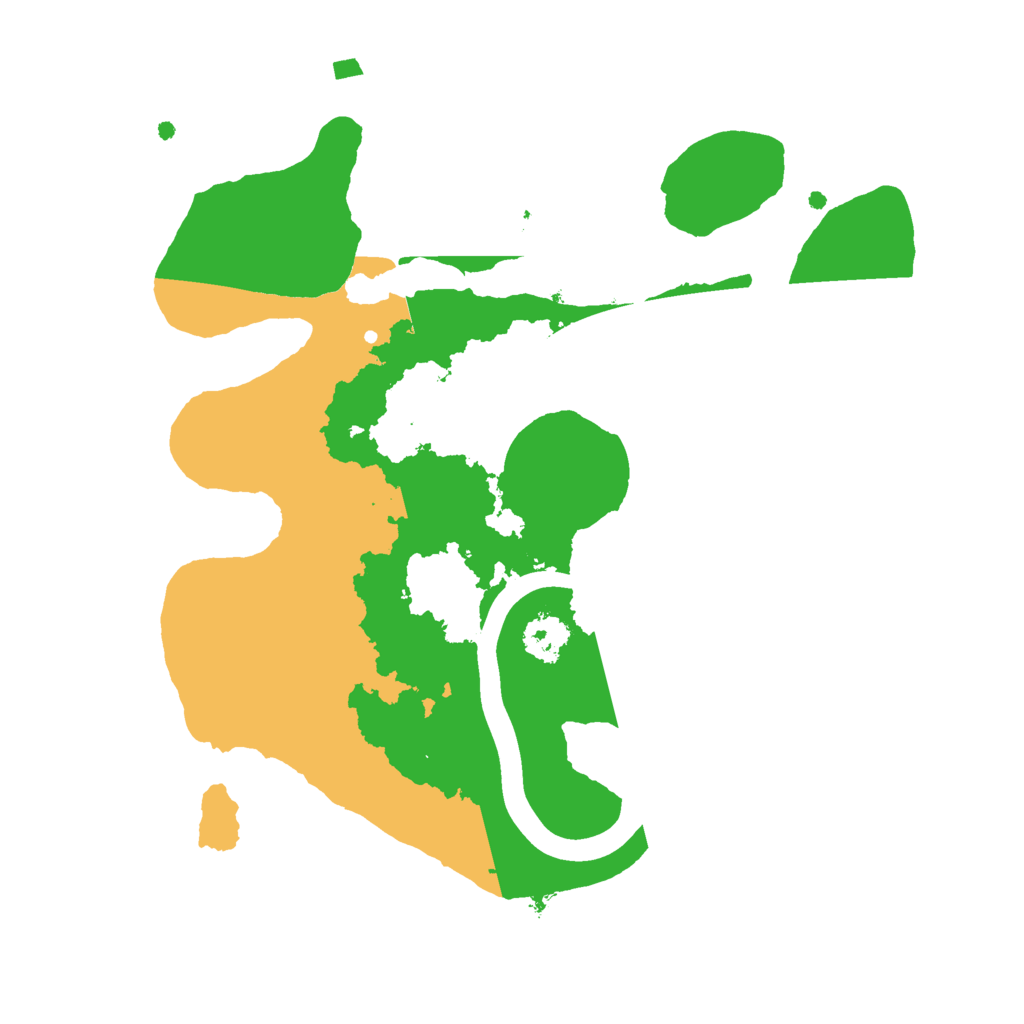 Biome Rust Map: Procedural Map, Size: 2300, Seed: 2029730330