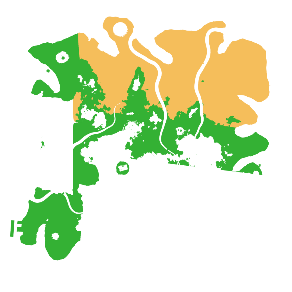 Biome Rust Map: Procedural Map, Size: 3600, Seed: 1041084472