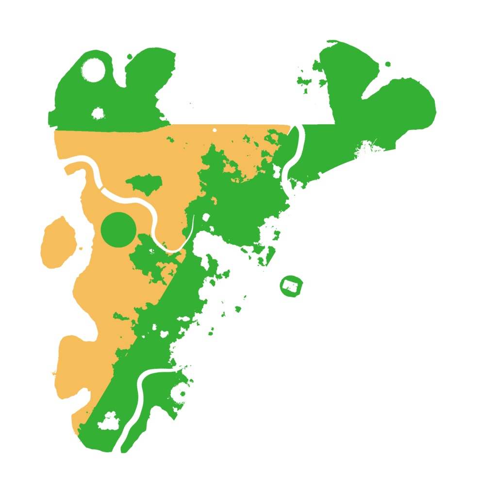 Biome Rust Map: Procedural Map, Size: 3700, Seed: 2103162044
