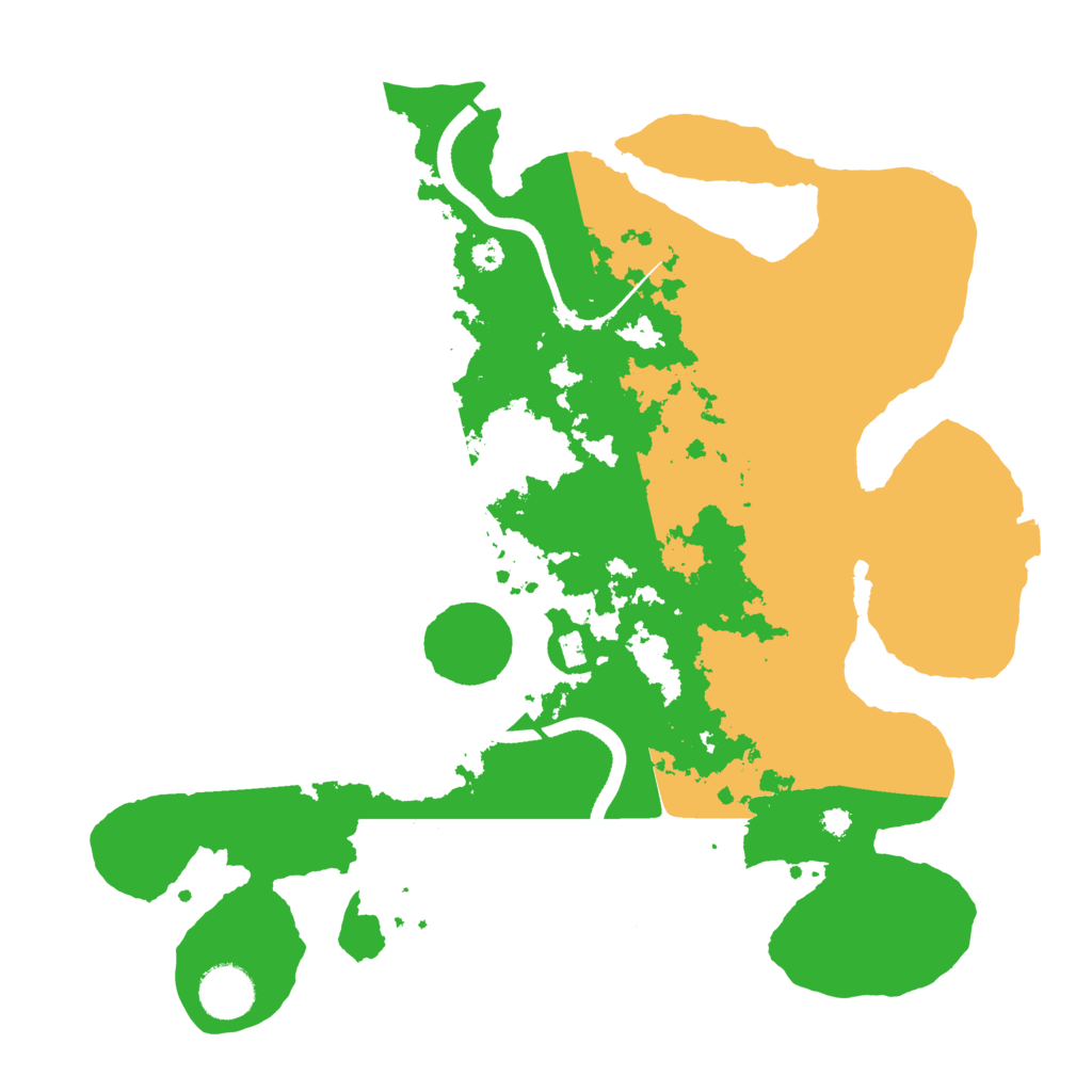 Biome Rust Map: Procedural Map, Size: 3500, Seed: 103254923