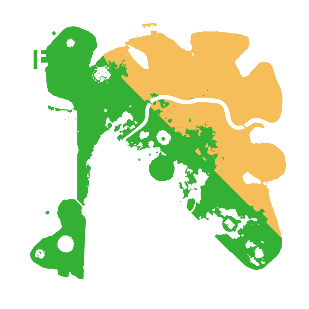 Biome Rust Map: Procedural Map, Size: 3300, Seed: 1944525053