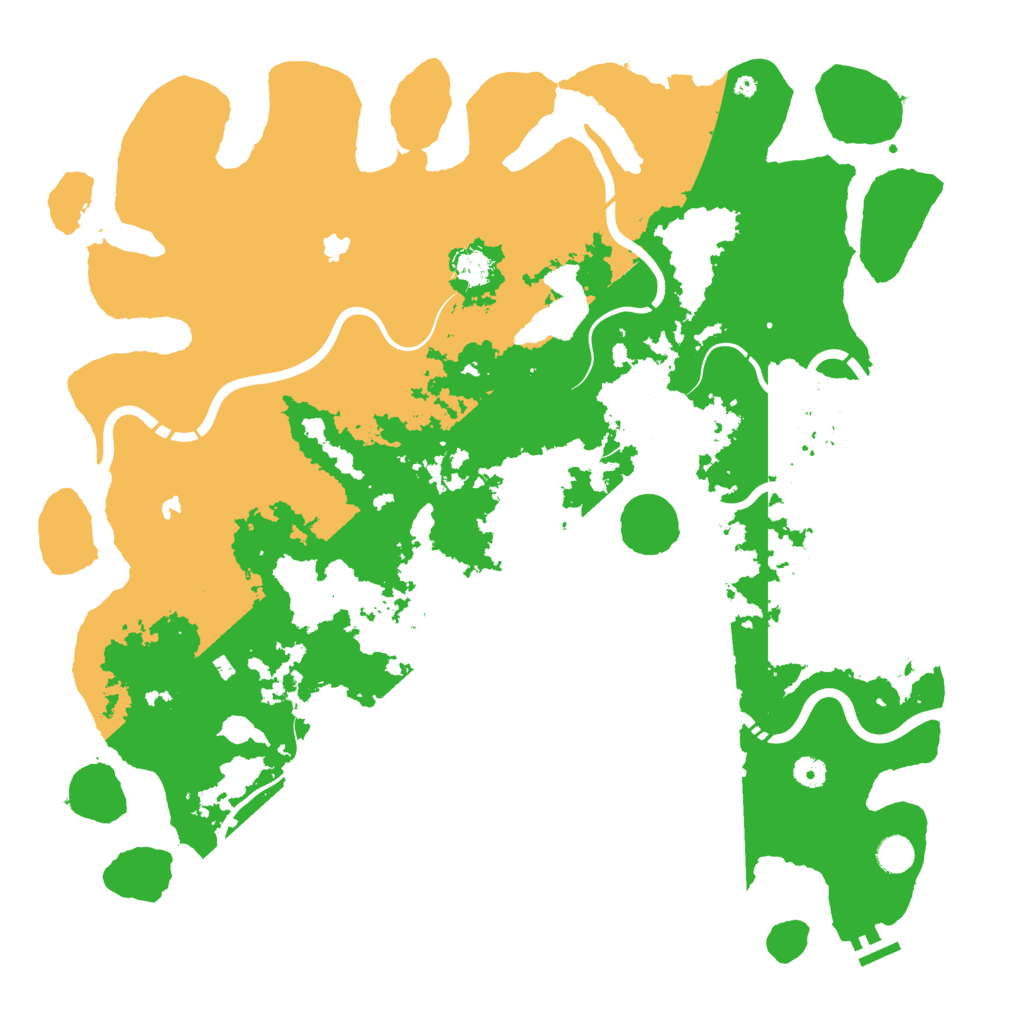 Biome Rust Map: Procedural Map, Size: 4800, Seed: 1392046573