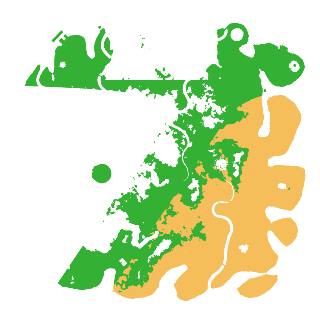 Biome Rust Map: Procedural Map, Size: 4550, Seed: 3307452