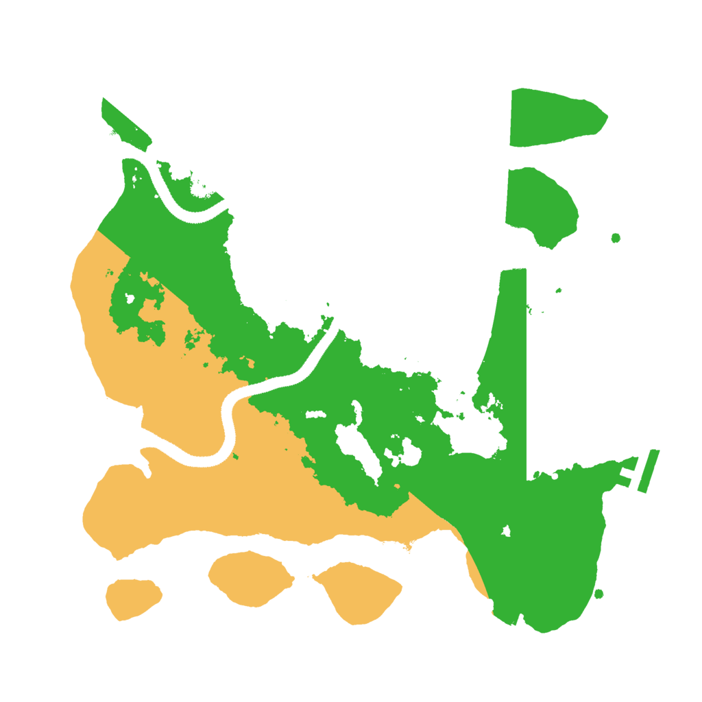 Biome Rust Map: Procedural Map, Size: 3000, Seed: 2061185218