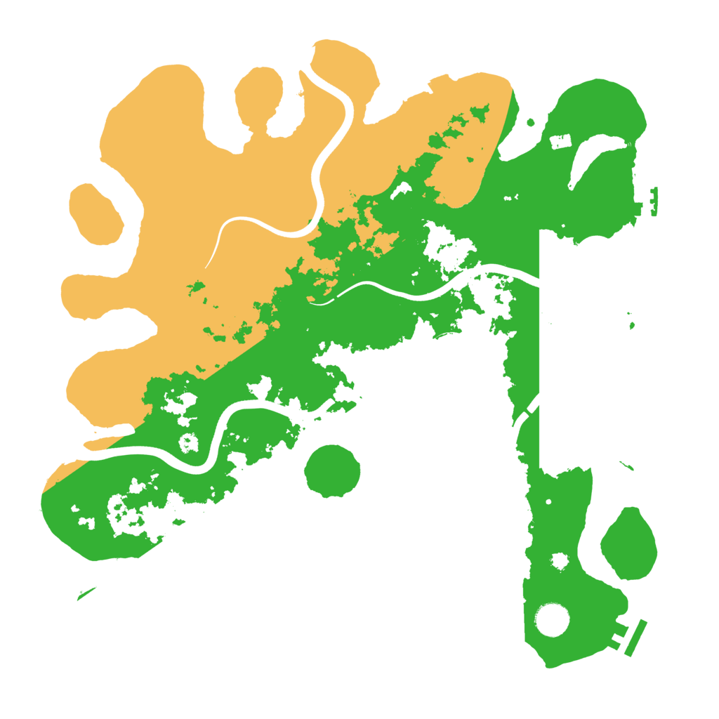 Biome Rust Map: Procedural Map, Size: 3750, Seed: 66225990