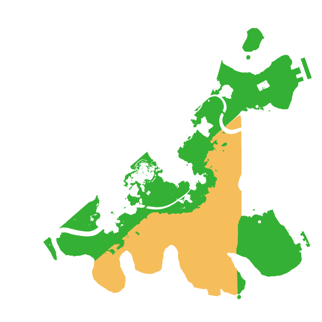 Biome Rust Map: Procedural Map, Size: 3000, Seed: 9872631