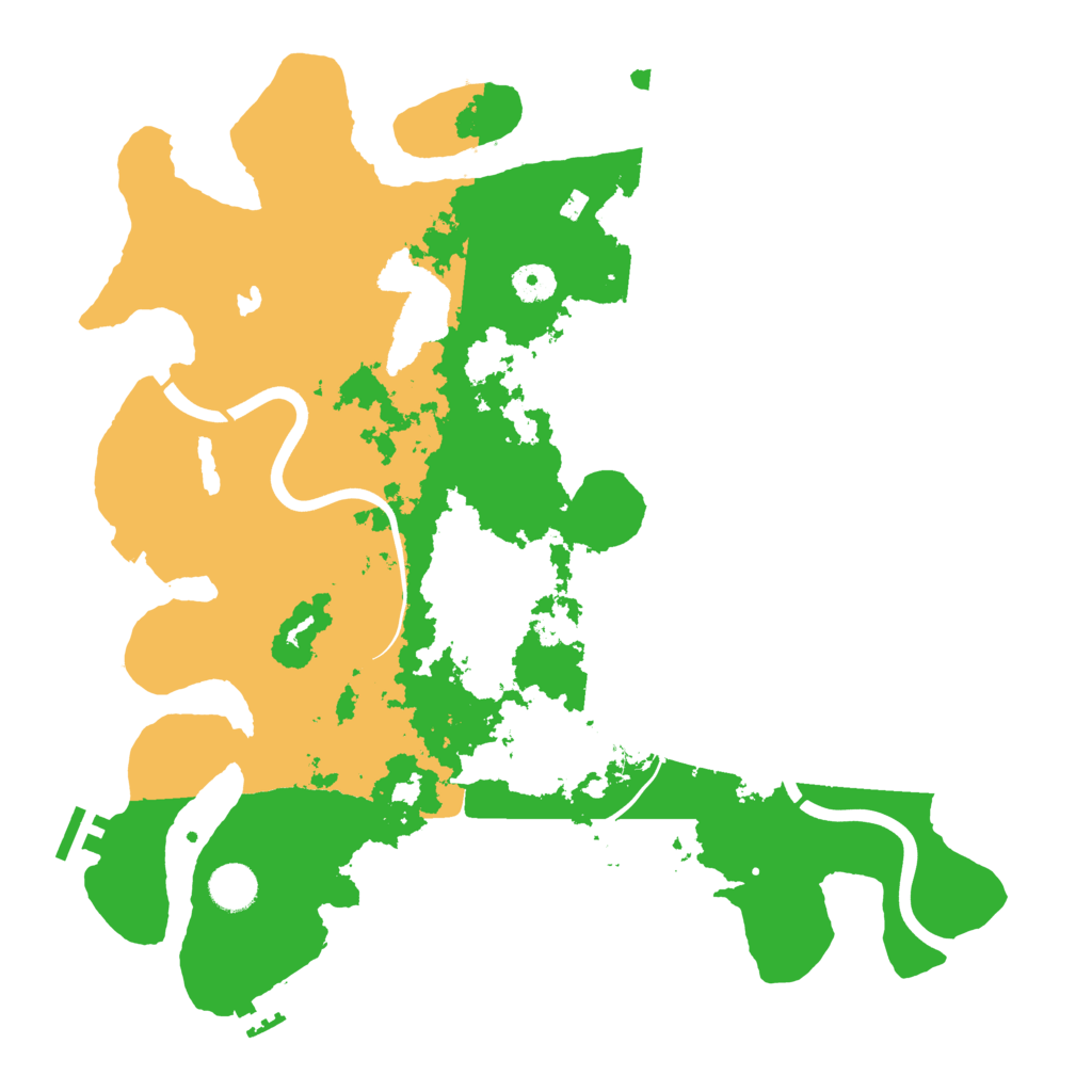 Biome Rust Map: Procedural Map, Size: 4000, Seed: 57820414