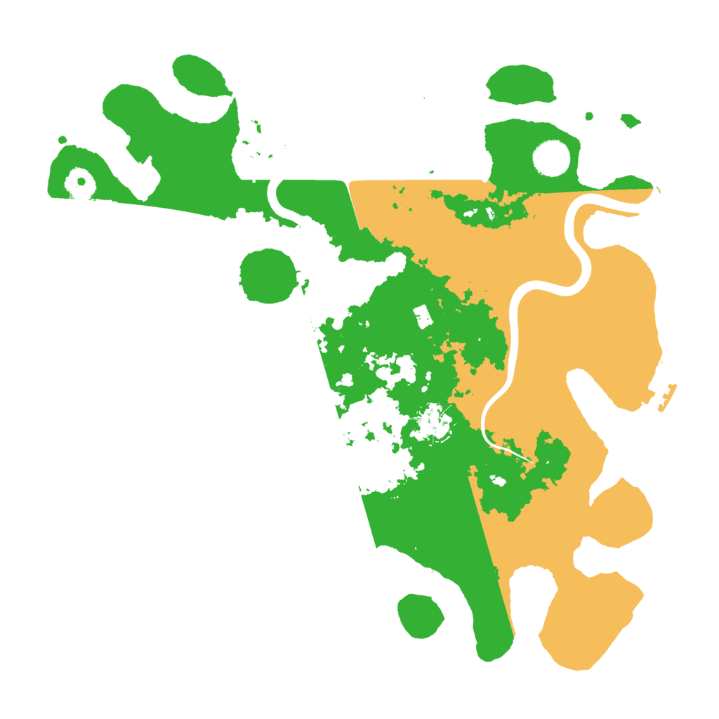 Biome Rust Map: Procedural Map, Size: 3500, Seed: 253385359