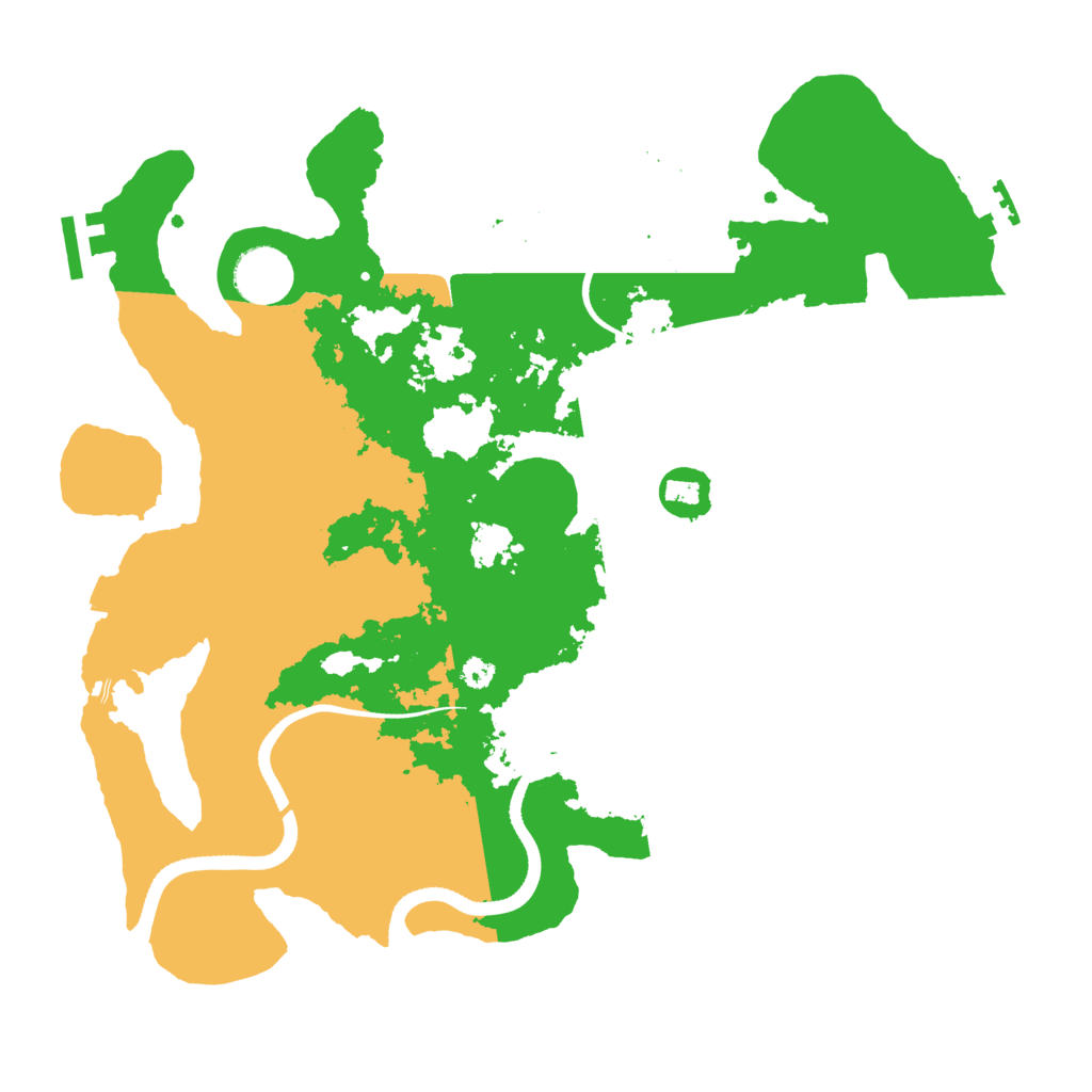 Biome Rust Map: Procedural Map, Size: 3500, Seed: 1436326924