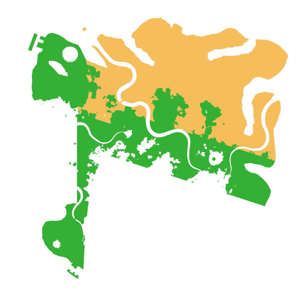 Biome Rust Map: Procedural Map, Size: 3500, Seed: 714144517