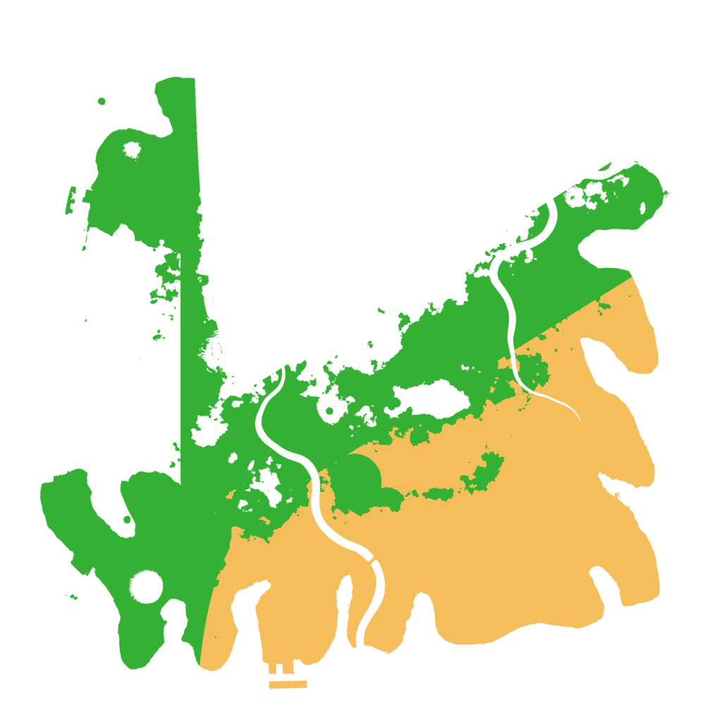 Biome Rust Map: Procedural Map, Size: 3860, Seed: 500000