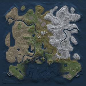 Thumbnail Rust Map: Procedural Map, Size: 4250, Seed: 1789502685, 17 Monuments