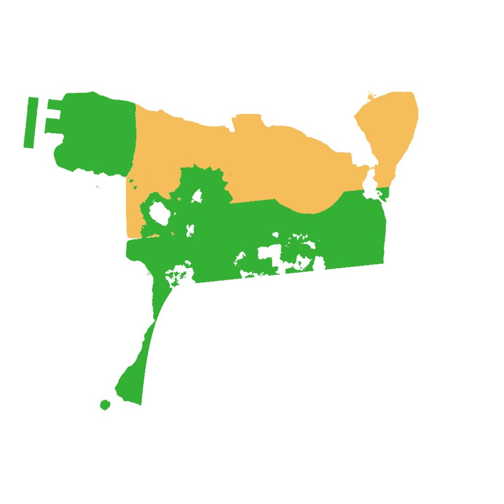 Biome Rust Map: Procedural Map, Size: 2000, Seed: 3860