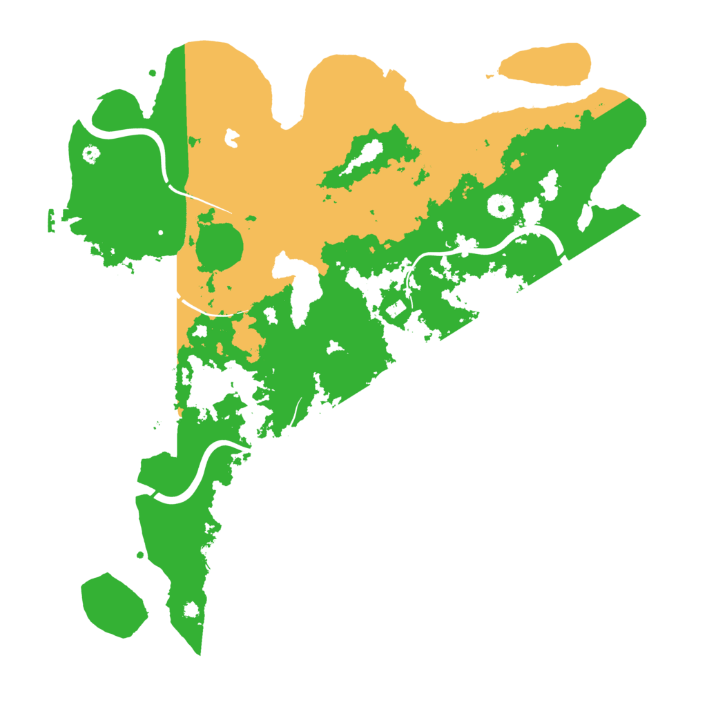 Biome Rust Map: Procedural Map, Size: 4096, Seed: 1818219266