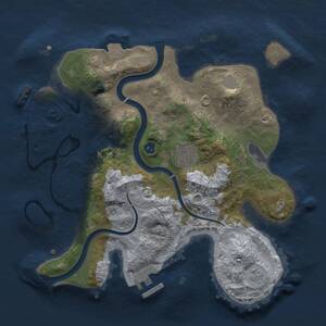 Thumbnail Rust Map: Procedural Map, Size: 2800, Seed: 1504754140, 7 Monuments