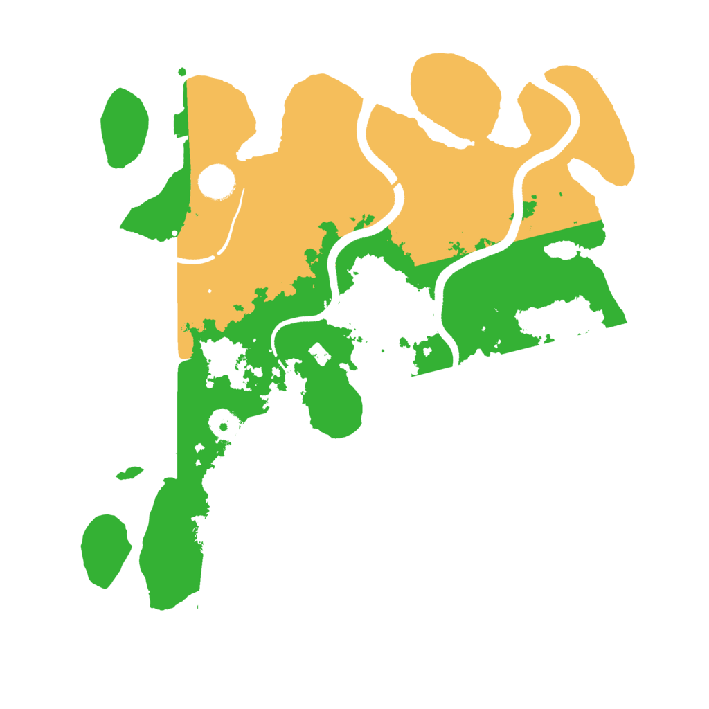 Biome Rust Map: Procedural Map, Size: 3500, Seed: 1299797325