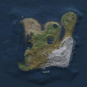 Thumbnail Rust Map: Procedural Map, Size: 2000, Seed: 1716198003, 5 Monuments