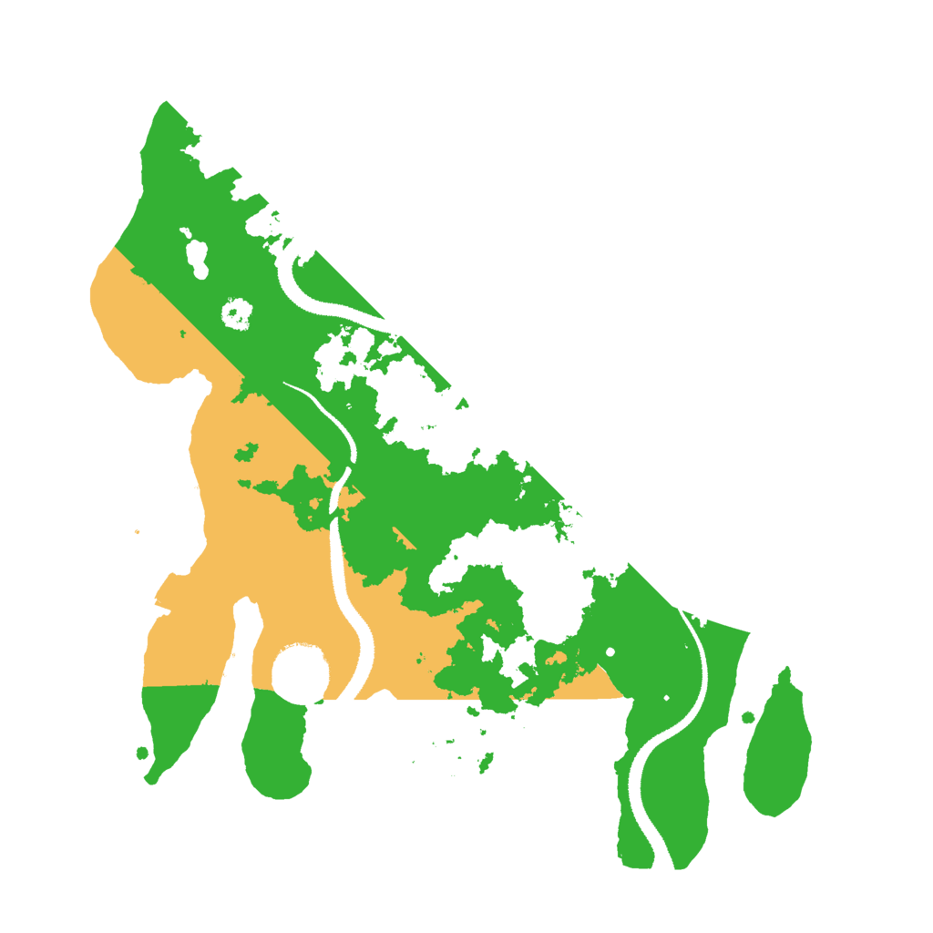 Biome Rust Map: Procedural Map, Size: 3000, Seed: 1275