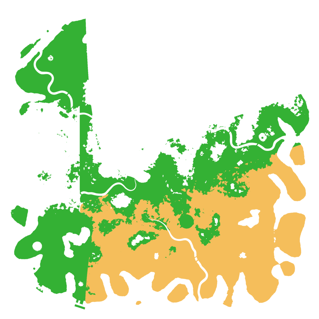Biome Rust Map: Procedural Map, Size: 6000, Seed: 13124124