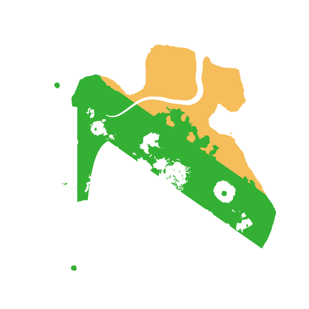 Biome Rust Map: Procedural Map, Size: 2200, Seed: 154875