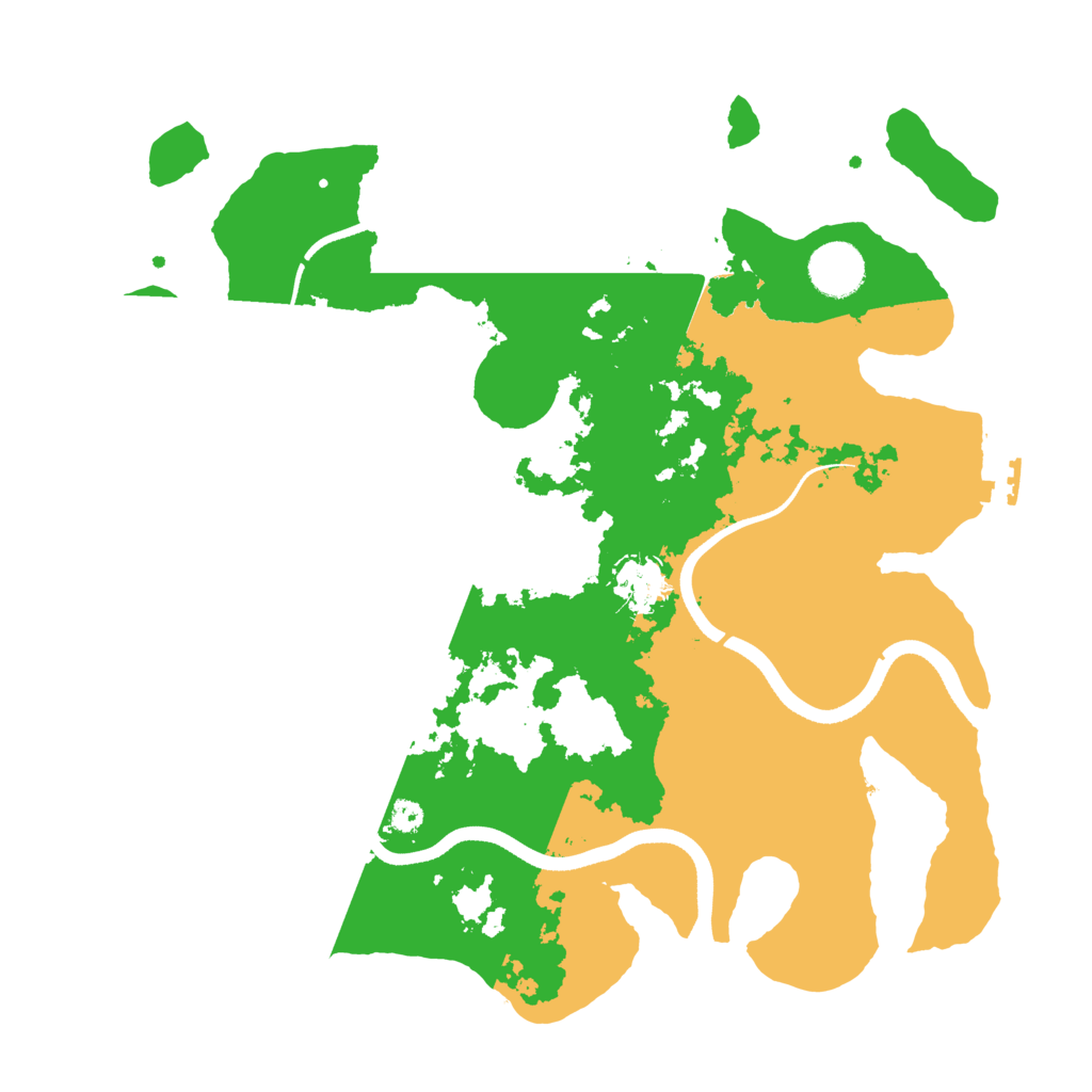 Biome Rust Map: Procedural Map, Size: 3500, Seed: 730586763