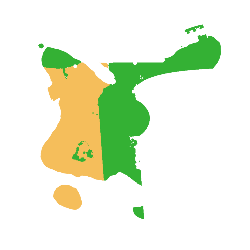 Biome Rust Map: Procedural Map, Size: 2000, Seed: 1219759628