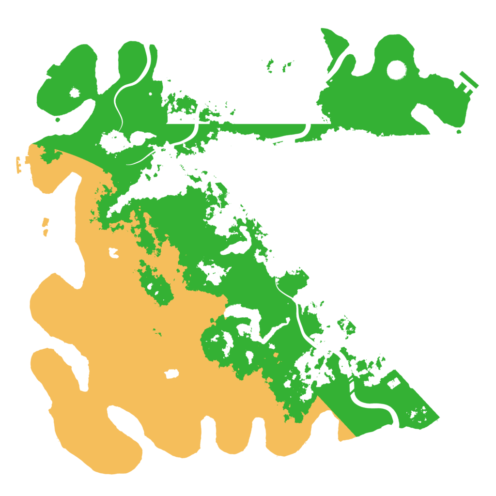 Biome Rust Map: Procedural Map, Size: 4500, Seed: 348106524
