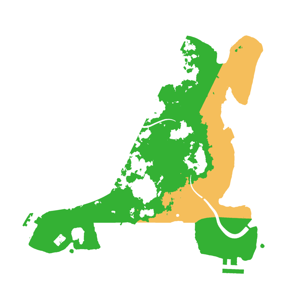 Biome Rust Map: Procedural Map, Size: 2800, Seed: 1994415445