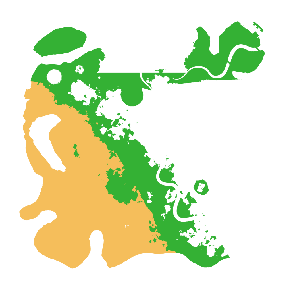 Biome Rust Map: Procedural Map, Size: 3500, Seed: 707896