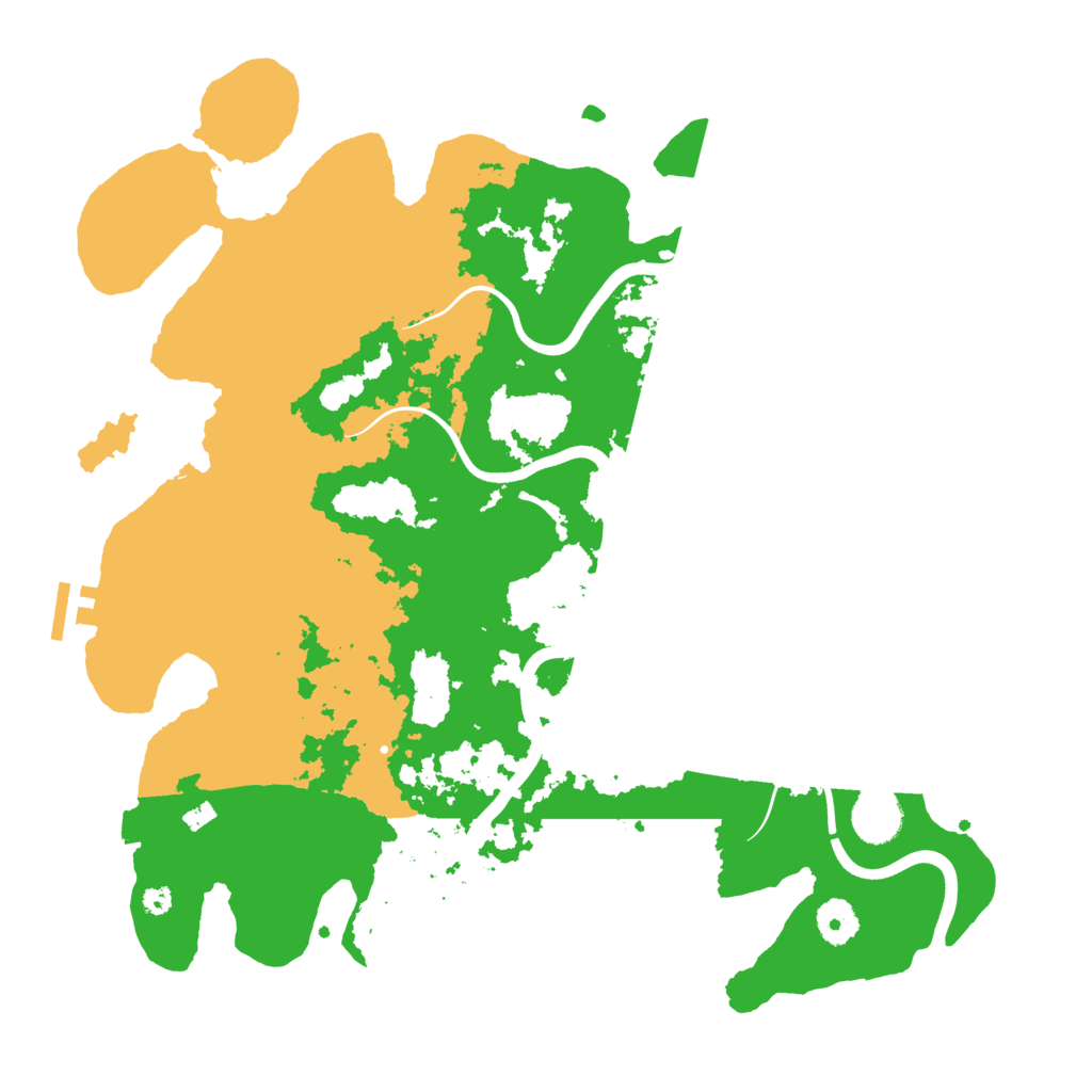Biome Rust Map: Procedural Map, Size: 3800, Seed: 14372335