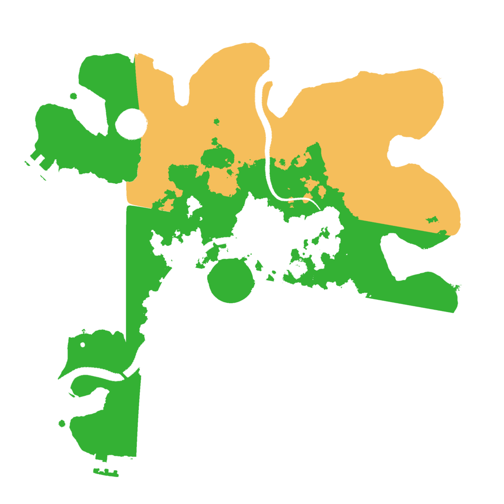 Biome Rust Map: Procedural Map, Size: 3000, Seed: 22063