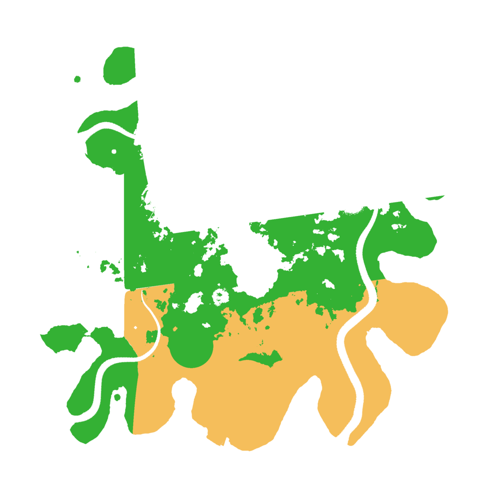 Biome Rust Map: Procedural Map, Size: 3000, Seed: 328868049