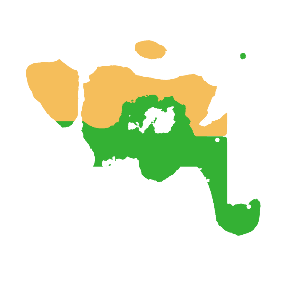 Biome Rust Map: Procedural Map, Size: 2000, Seed: 348833678