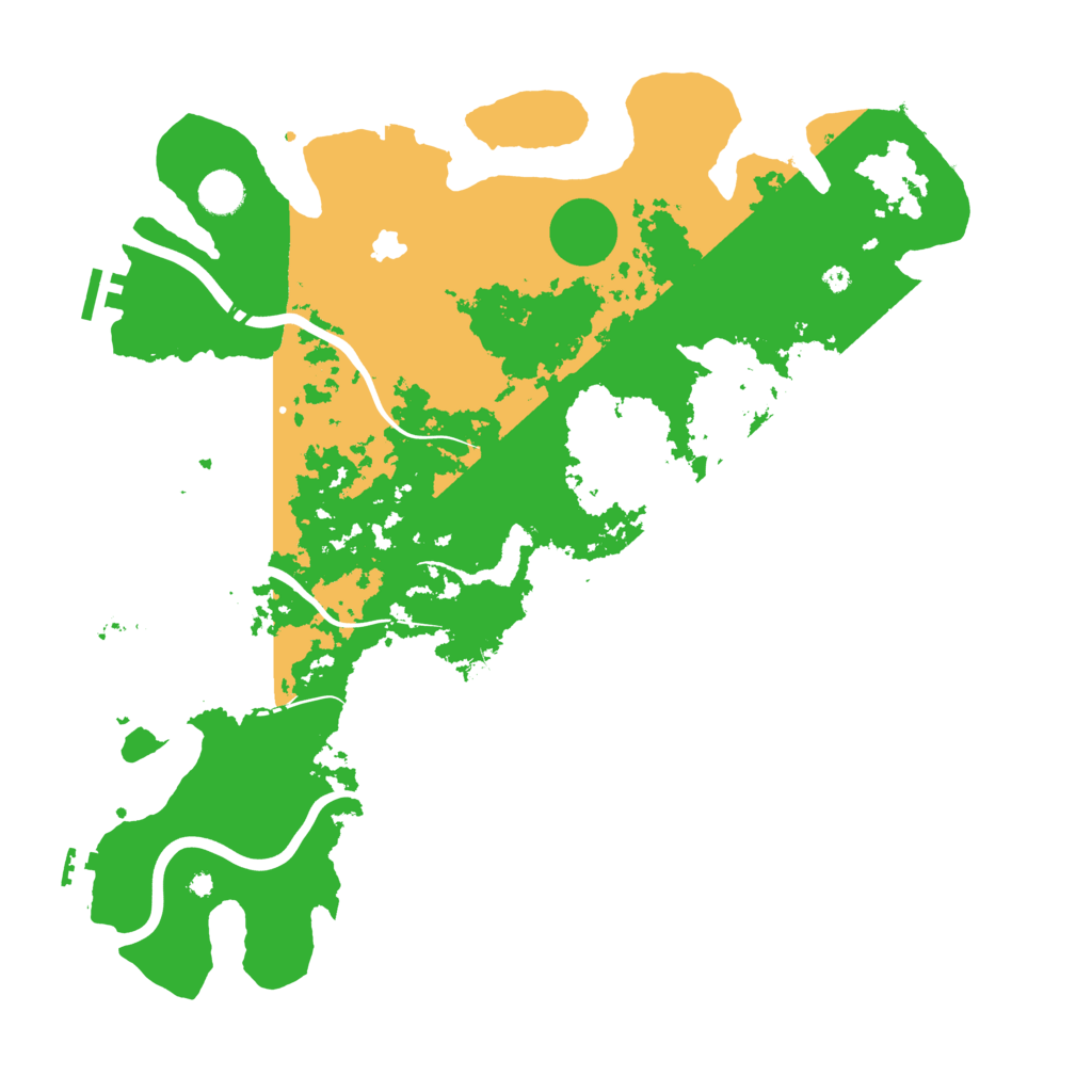 Biome Rust Map: Procedural Map, Size: 4250, Seed: 305005745