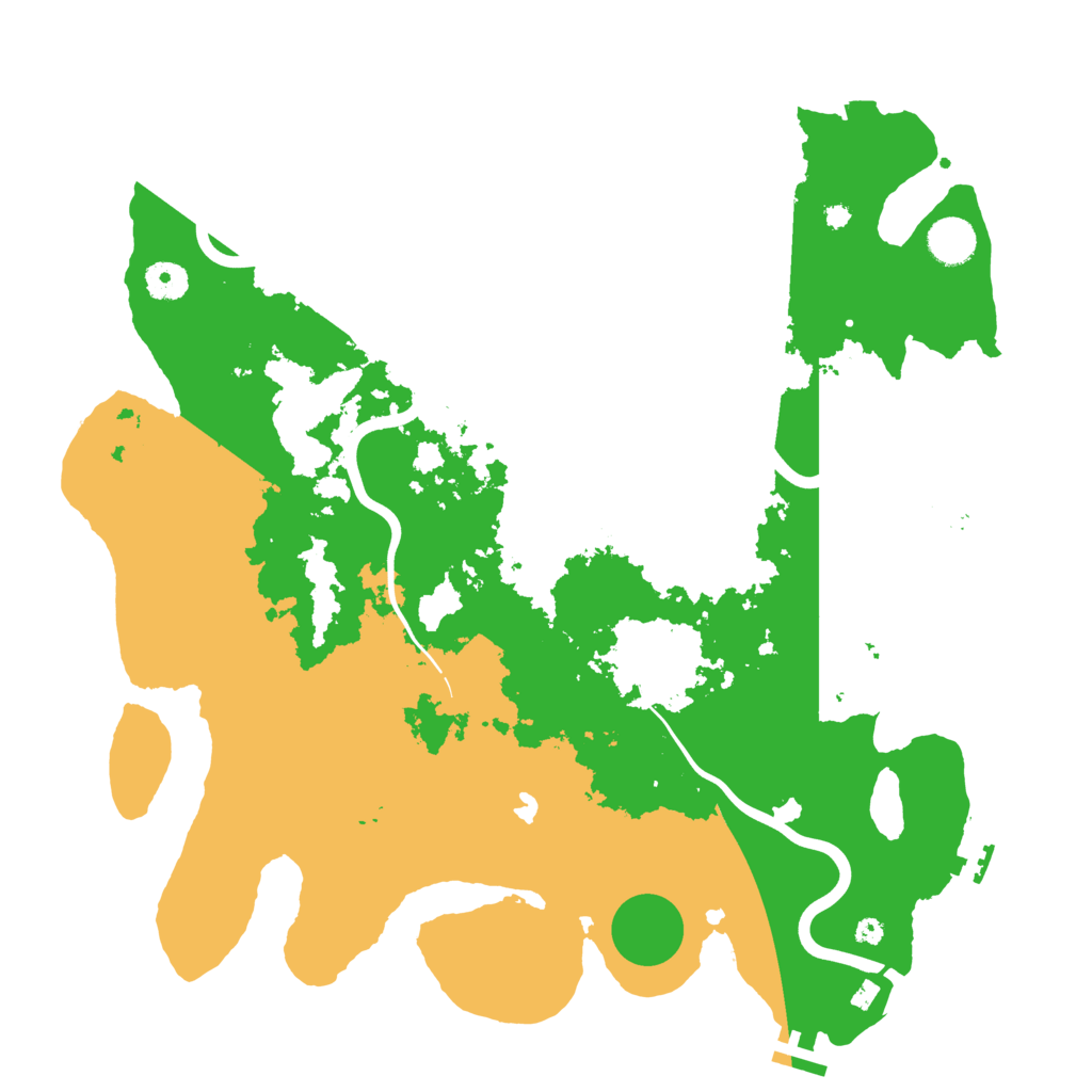 Biome Rust Map: Procedural Map, Size: 4000, Seed: 1712481333